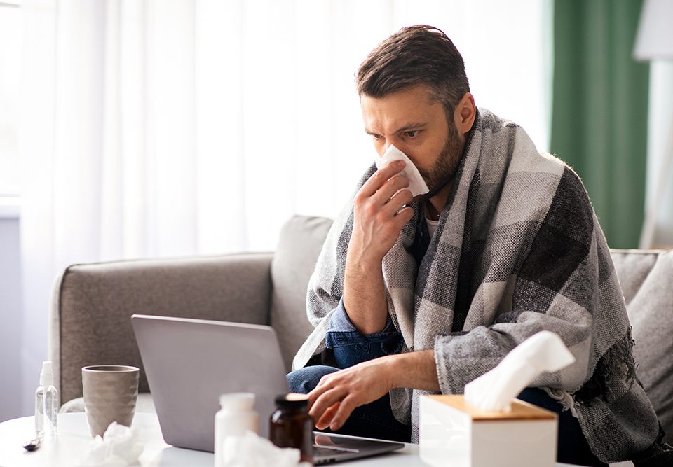 Como diferenciar gripe resfriado e Covid